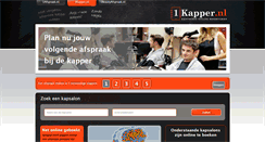 Desktop Screenshot of 1kapper.nl