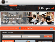 Tablet Screenshot of 1kapper.nl